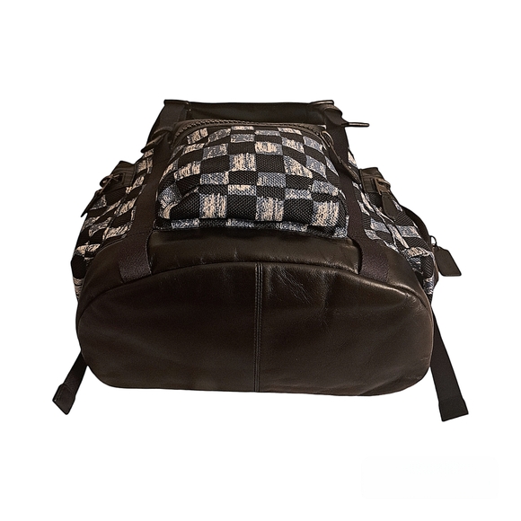 Coach Trek Blue Check Backpack - Picture 8 of 8